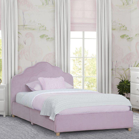 أركان سرير اطفال قماش وخشب MDF من أركان - مقاس 120×200×140 سم