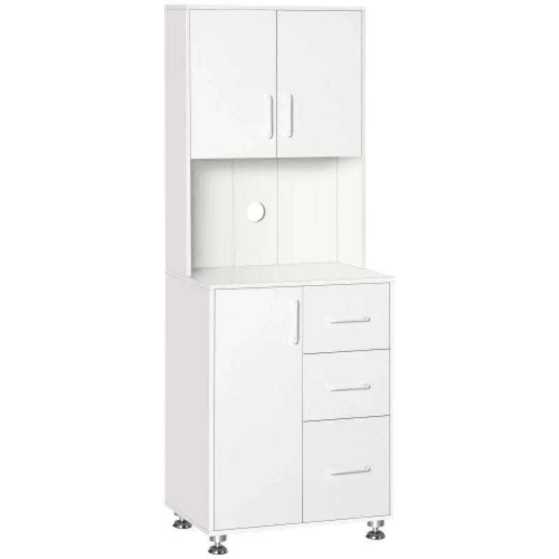 أركان ركن كوفي طويل خشب MDF 170x80x38 سم - أبيض