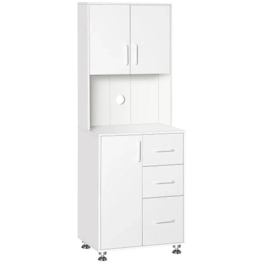 أركان ركن كوفي طويل خشب MDF 170x80x38 سم - أبيض