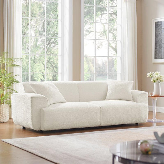 أركان كنبة بوكليه ثلاث مقاعد بيج  - 110111290