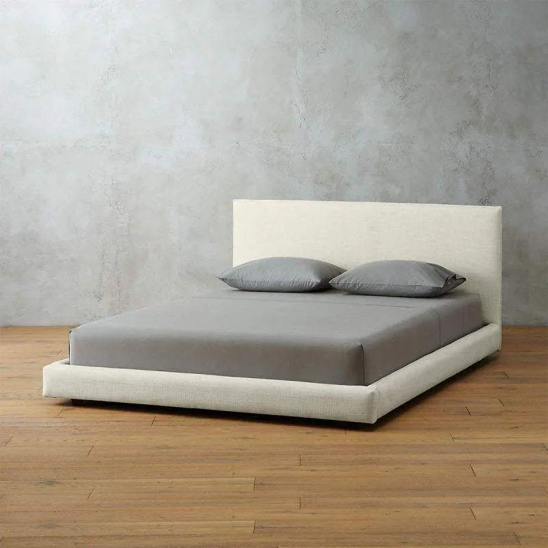 أركان سرير رويال كوليكشن من الخشب السويدي مقاس كوين - ايليغانس ترانكويليتي - عاجي - 180x200x140 سم من أركان