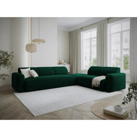 أركان كنبة زاوية مخمل عصرية - 280x280x85x85 سم - من أركان