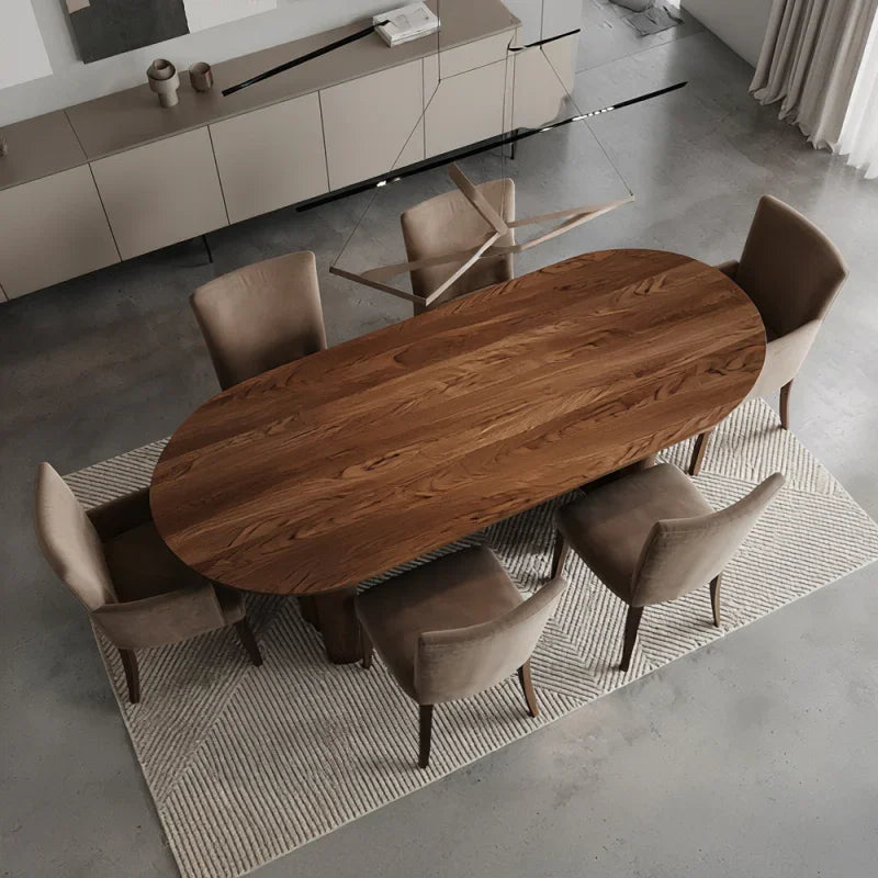 أركان طاولة طعام خشبية أنيقة من arkan - 160×74×70 سم