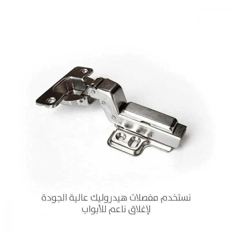أركان ركن قهوة خشبي ام دي اف 4 درفات  - مقاس 120×90×38 سم