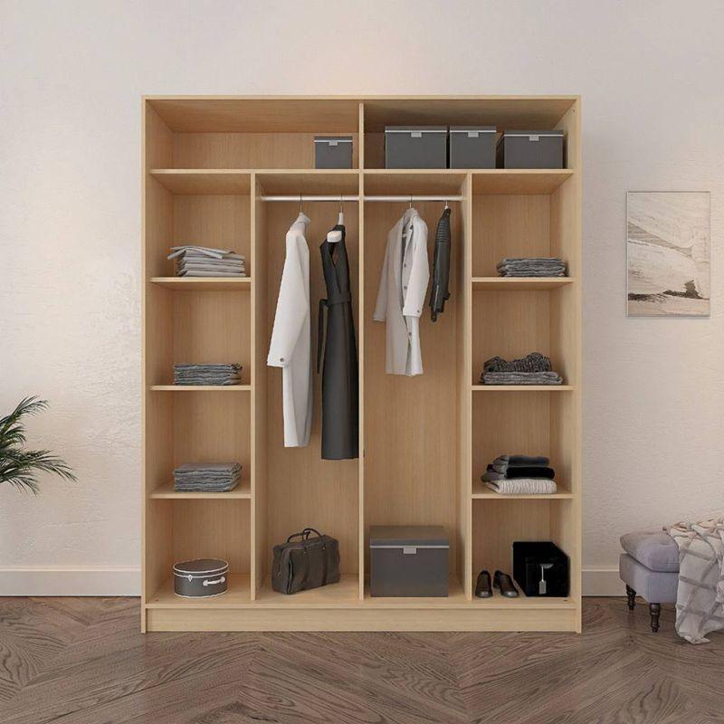 أركان خزانة ملابس بدون ابواب مودرن خشب MDF  - 180x50x220 سم