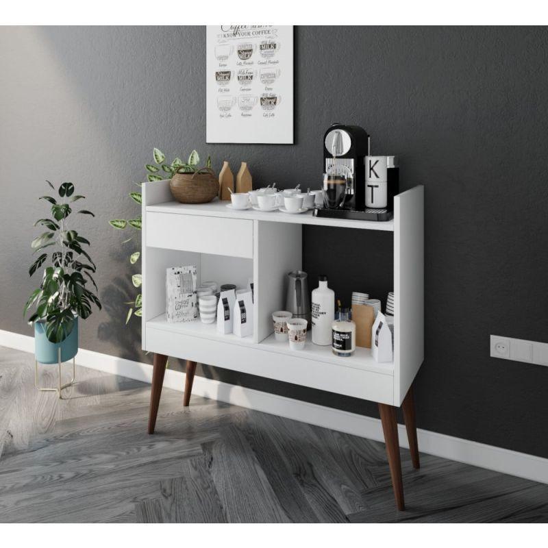 أركان طاولة ركن قهوة خشب MDF  - مقاس 90x38x90 سم