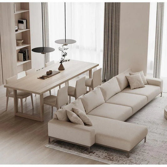 أركان أركان كنبة زاوية مقاس 300x200x85x85 سم - بيج