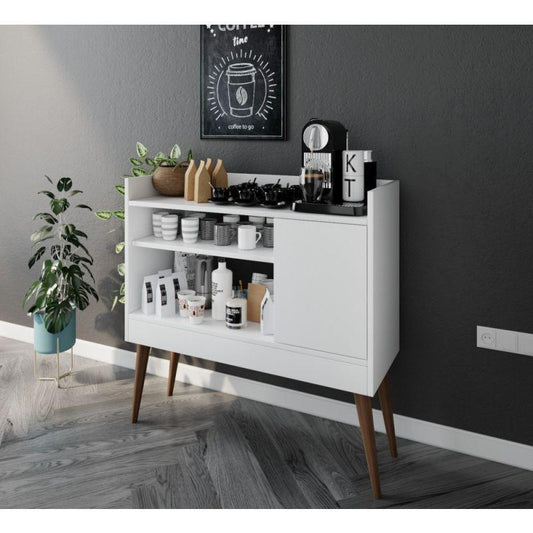 أركان ركن قهوة خشبي MDF - مقاس 90x38x90 سم
