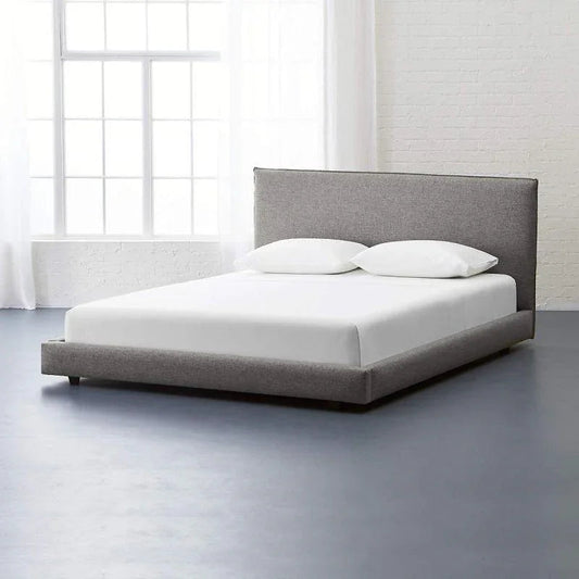 أركان سرير رويال كوليكشن من الخشب السويدي مقاس كوين - ريغال ايليغانس - رمادي - 180x200x140 سم من أركان