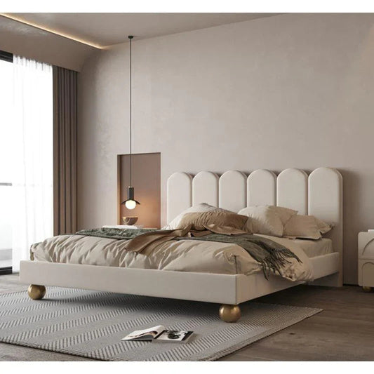 أركان سرير شانيل اوف وايت مقاس سوبر كينغ - 200x200x140 سم من أركان